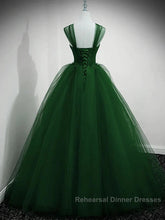 Beaded Tulle Off Shoulder Long Party Dress Tulle A-Line Semi Formal Prom Dress Ball Gown Quinceanera Dress